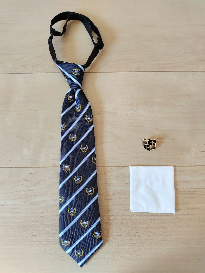 【大幅再値下げ】【スーツ6点セット】120cm ネイビーストライプ