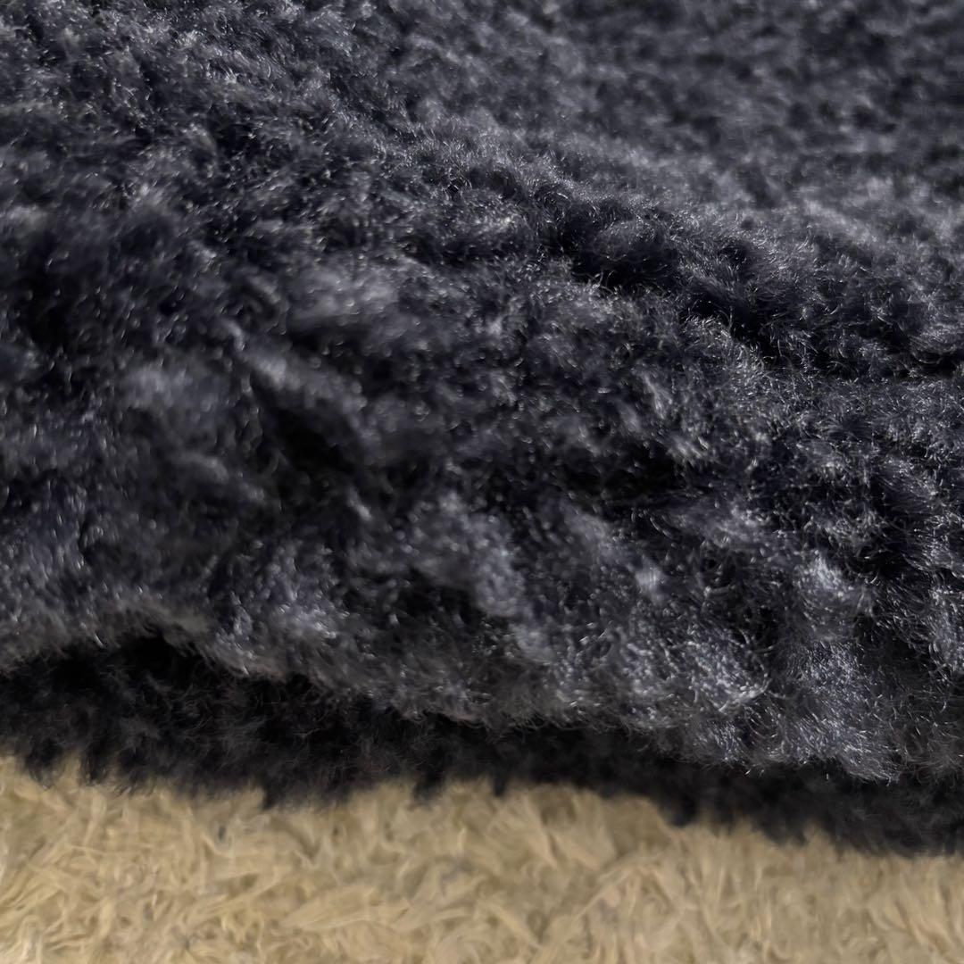 極美品　2023 カレンソロジー　シープライクファーベスト　黒　ロングジレ　ボア