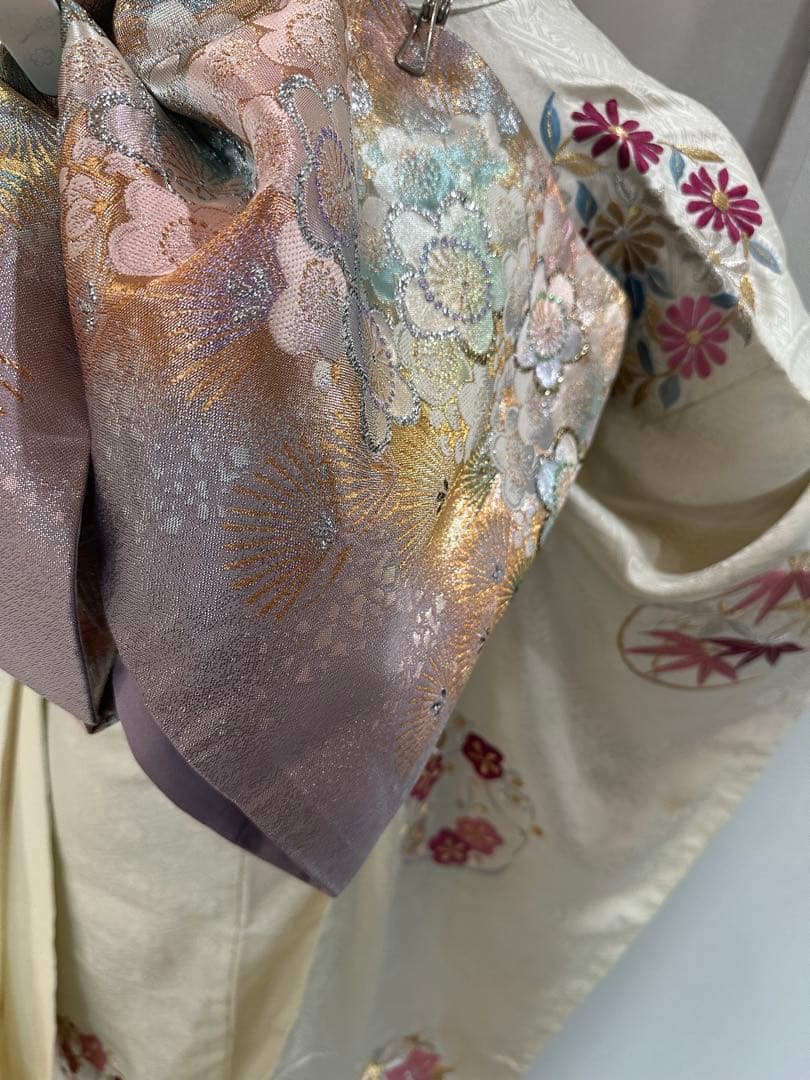 特別価格　早い者勝ち！！　正絹　振袖　セット　刺繍　西陣織