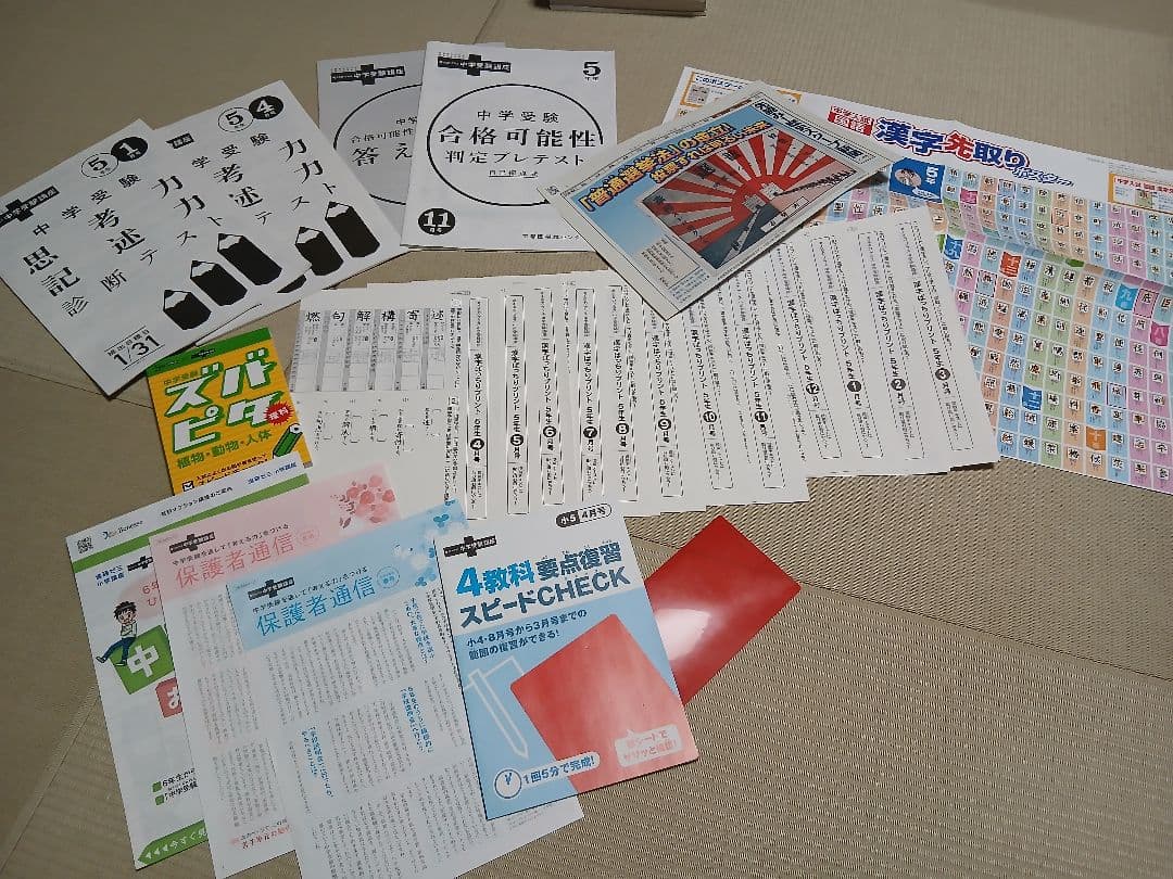 進研ゼミ 考える力プラス 中学受験講座5年生 １年分セット