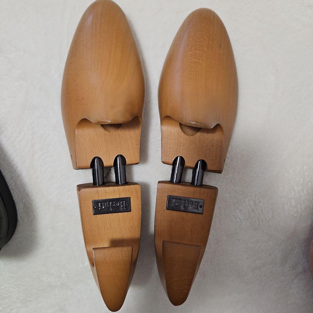 Berluti ブラック キャップトゥ　シューツリー付き　7 1/2