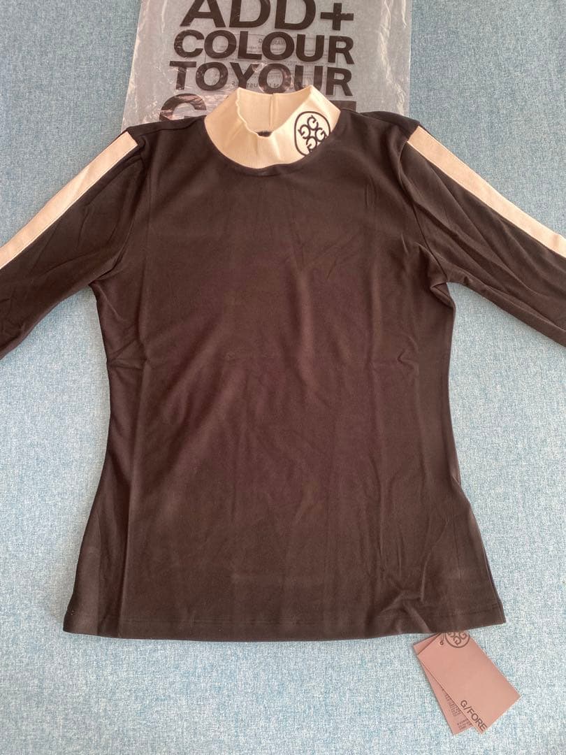 G/FORE ジーフォアゴルフレディースウェアモックネック長袖