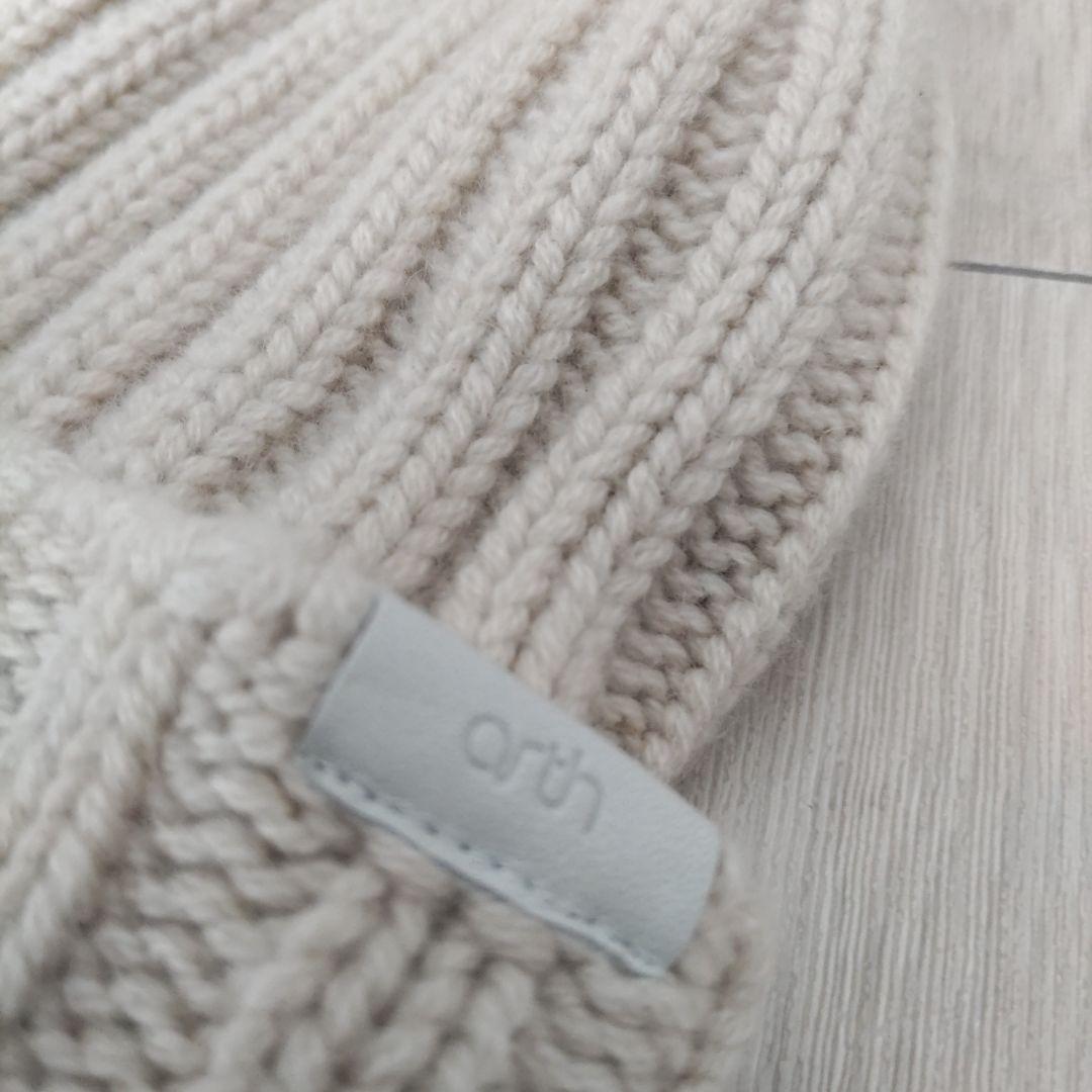 タグ付き新品　arth　カシミヤニット帽