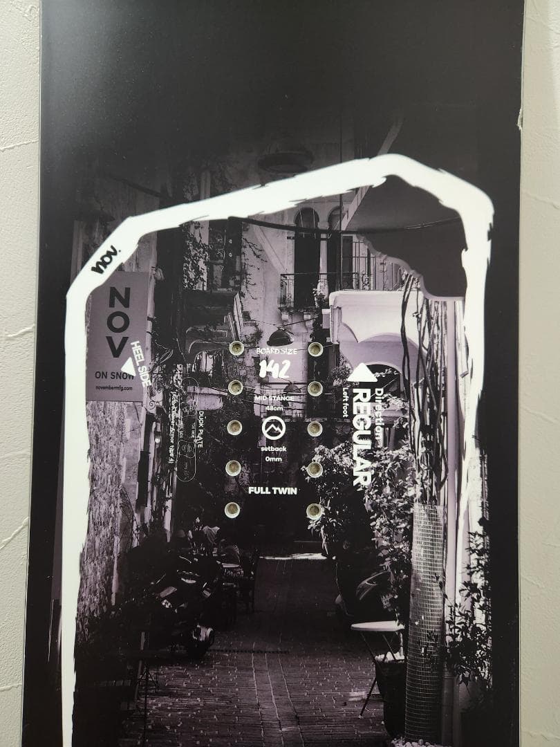 NOVEMBER ノベンバー 142 レディース おまけ付 スノーボード