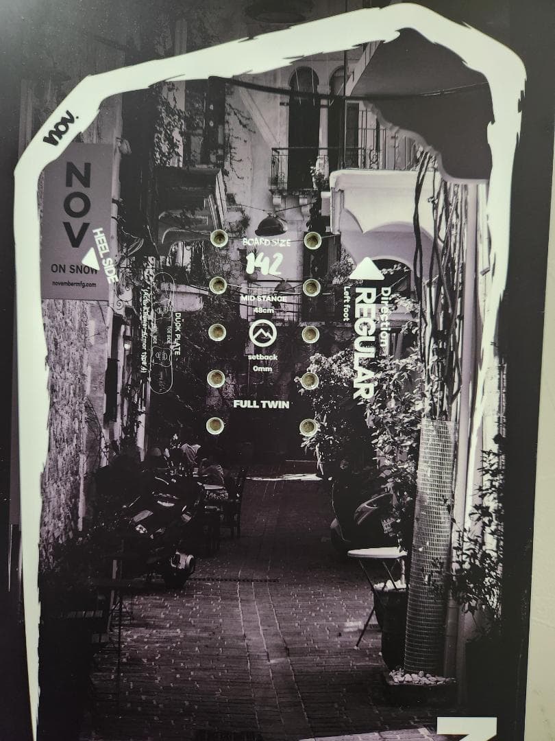 NOVEMBER ノベンバー 142 レディース おまけ付 スノーボード