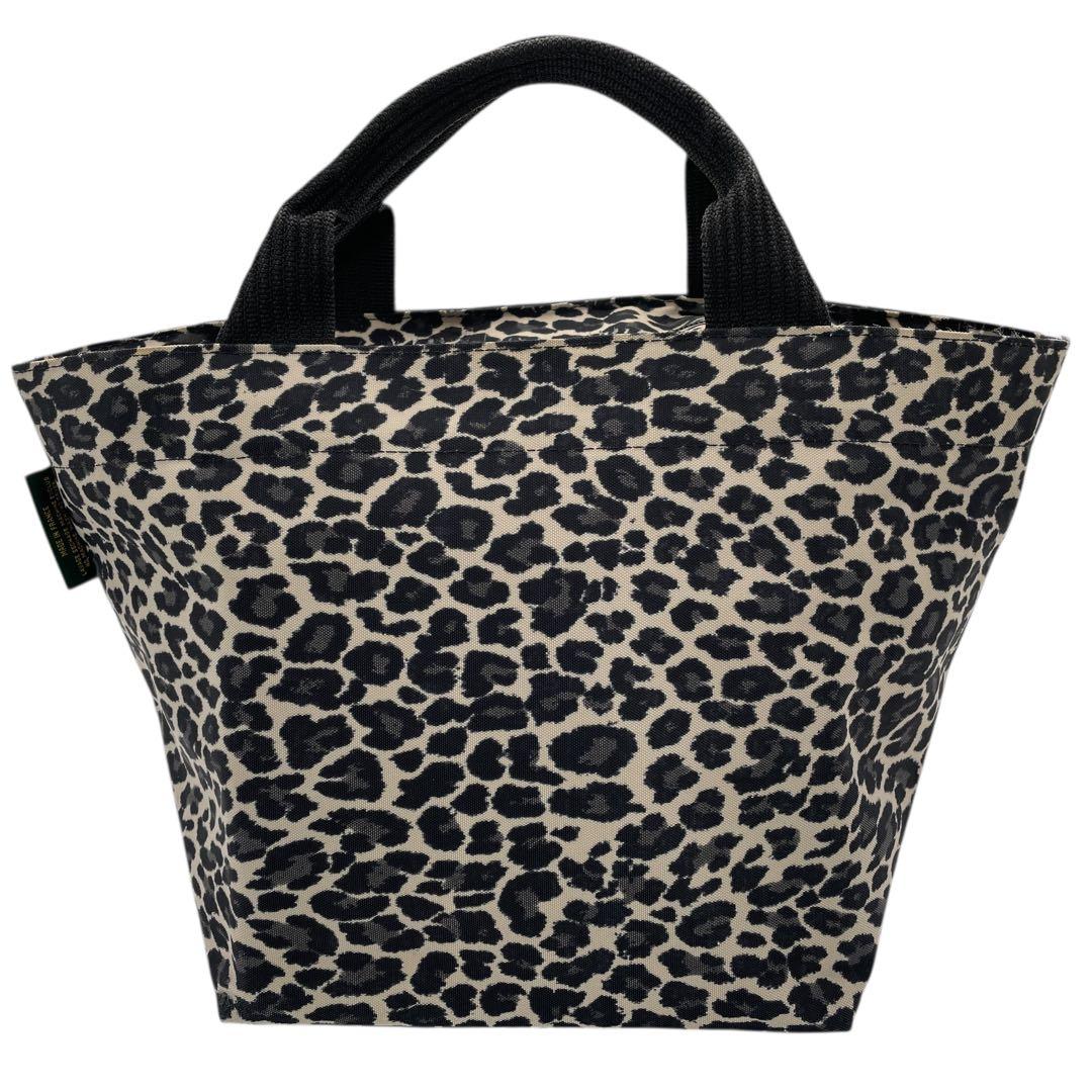 エルベシャプリエ 舟型トートバッグ Mサイズ パンサーブラン レオパード柄