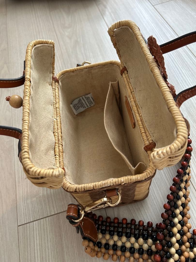 【ULLA JOHNSON】ストラップ付きかごバッグ