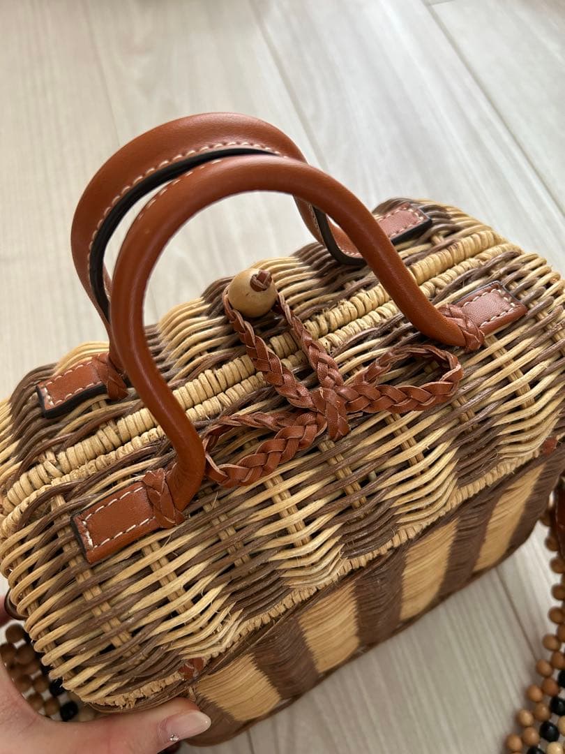 【ULLA JOHNSON】ストラップ付きかごバッグ