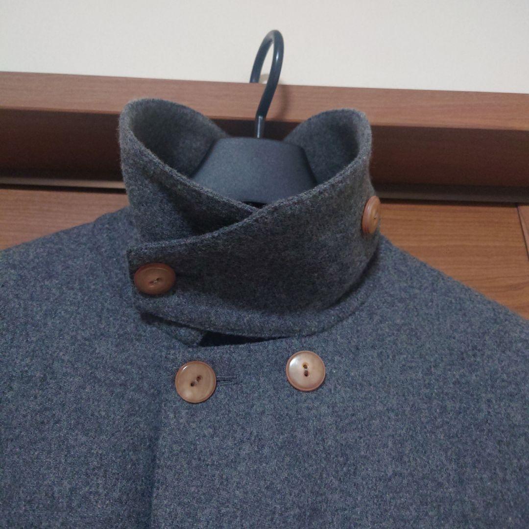 45R グレー ロングコート