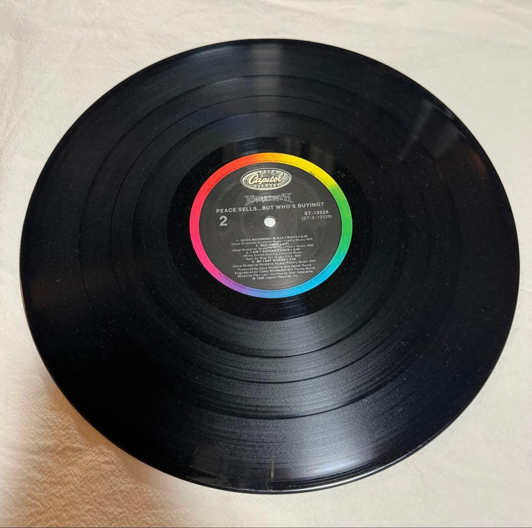 MEGADETH Peace Sells LP US盤