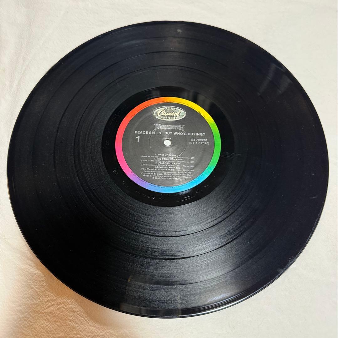 MEGADETH Peace Sells LP US盤