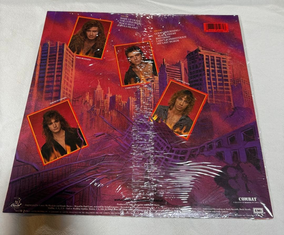 MEGADETH Peace Sells LP US盤