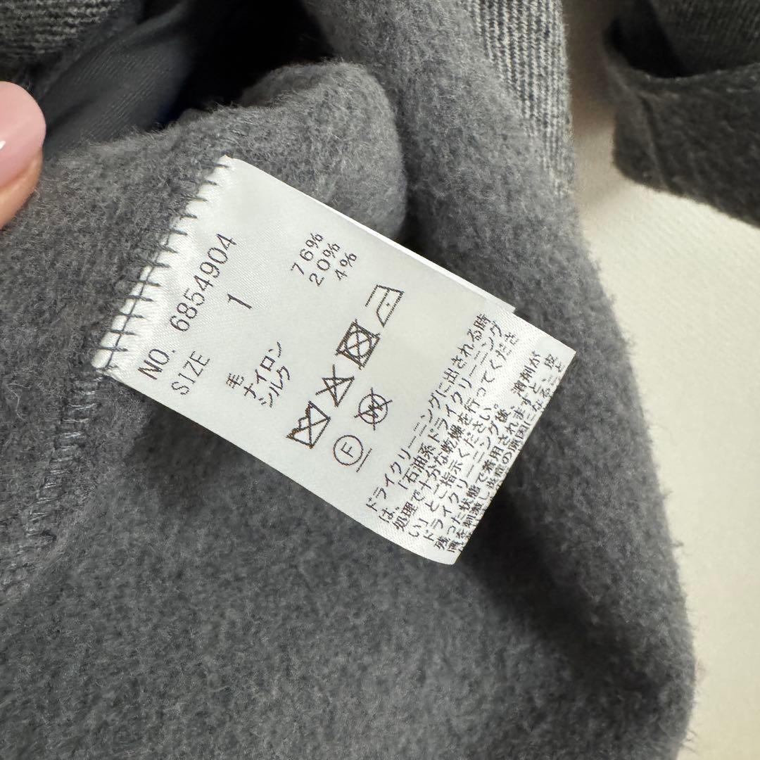 完売商品　N.O.R.C ジーロンウールシルクネップリバーコート