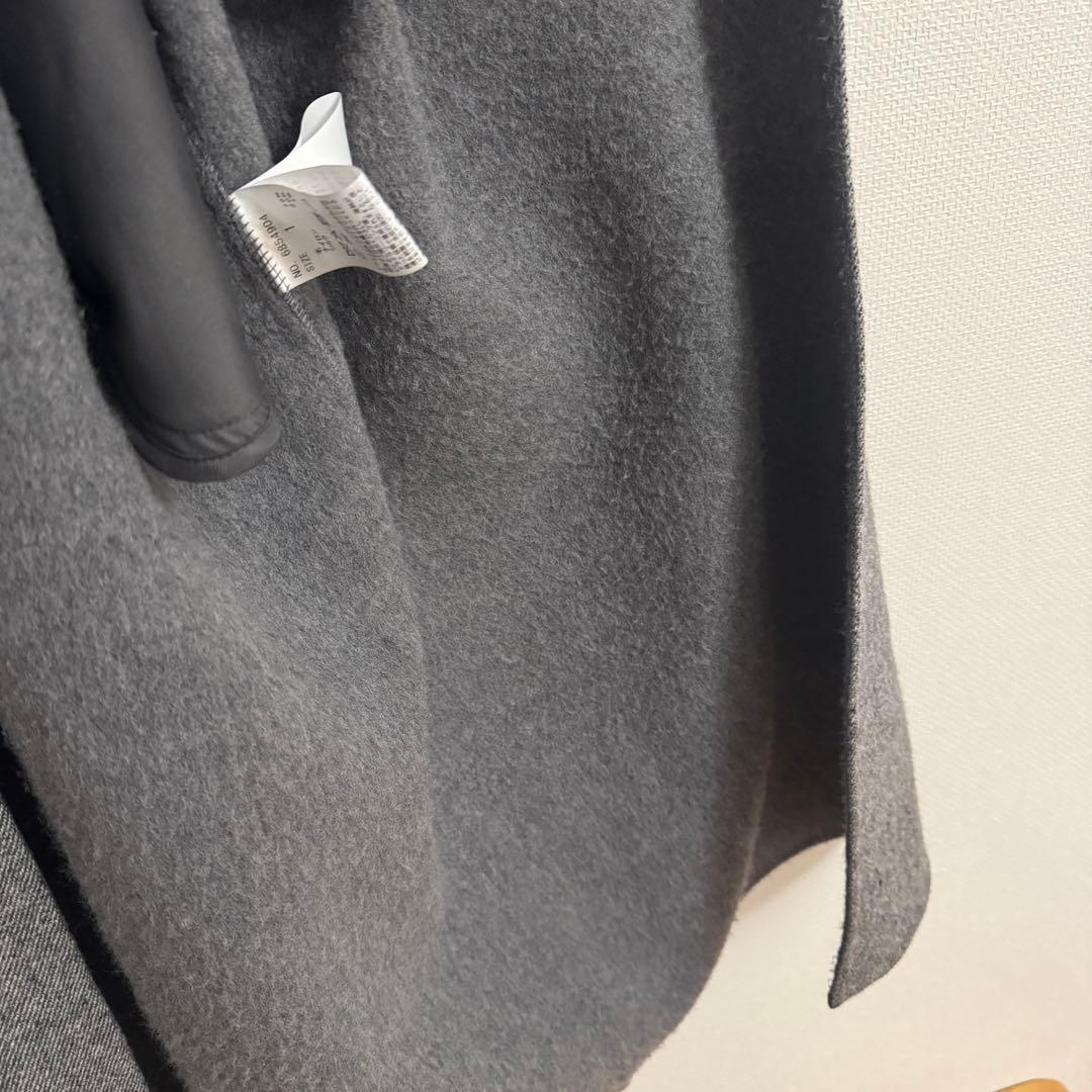 完売商品　N.O.R.C ジーロンウールシルクネップリバーコート