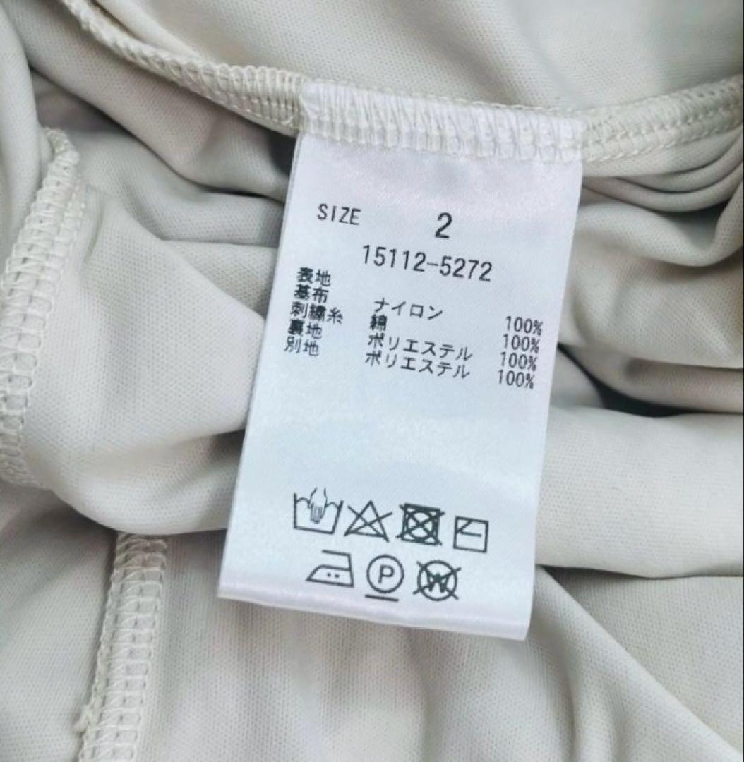 ワンピース CLANE FLORAL EMBLOIDERY LACE ONEPIECE