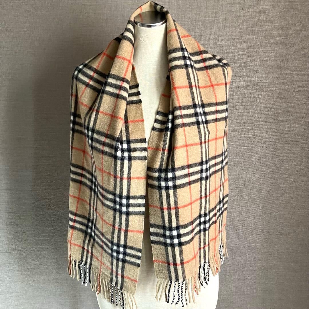✨はいむさん専用✨BURBERRY マフラー ノバチェック カシミア100%