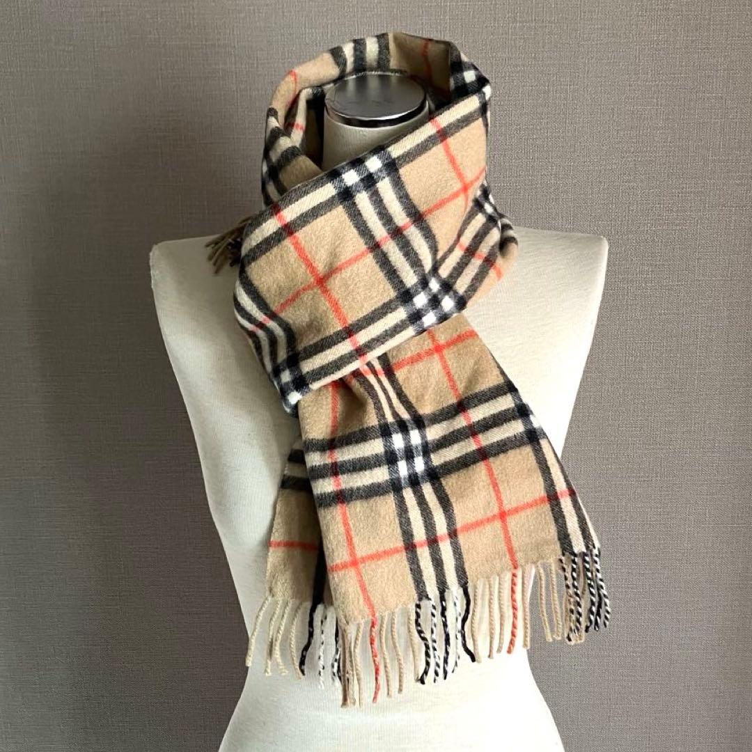 ✨はいむさん専用✨BURBERRY マフラー ノバチェック カシミア100%