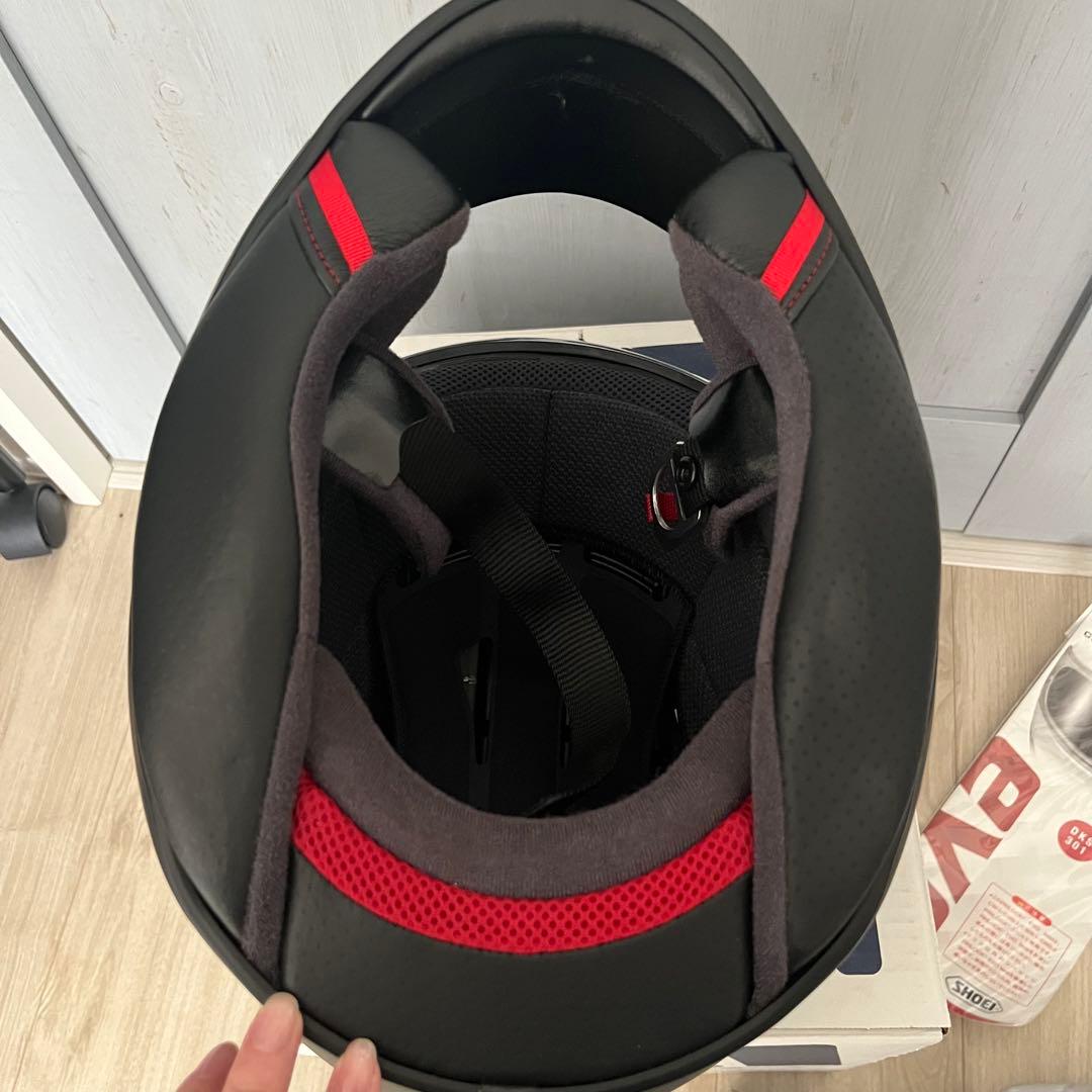 【美品】SHOEI ヘルメットZ-7 マットブラック　XXL