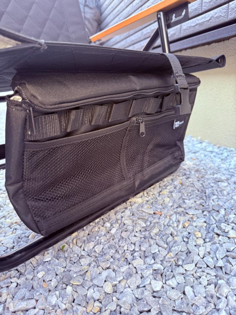 【4脚セット】WAQ リクライニングローチェアレギュラー ブラック