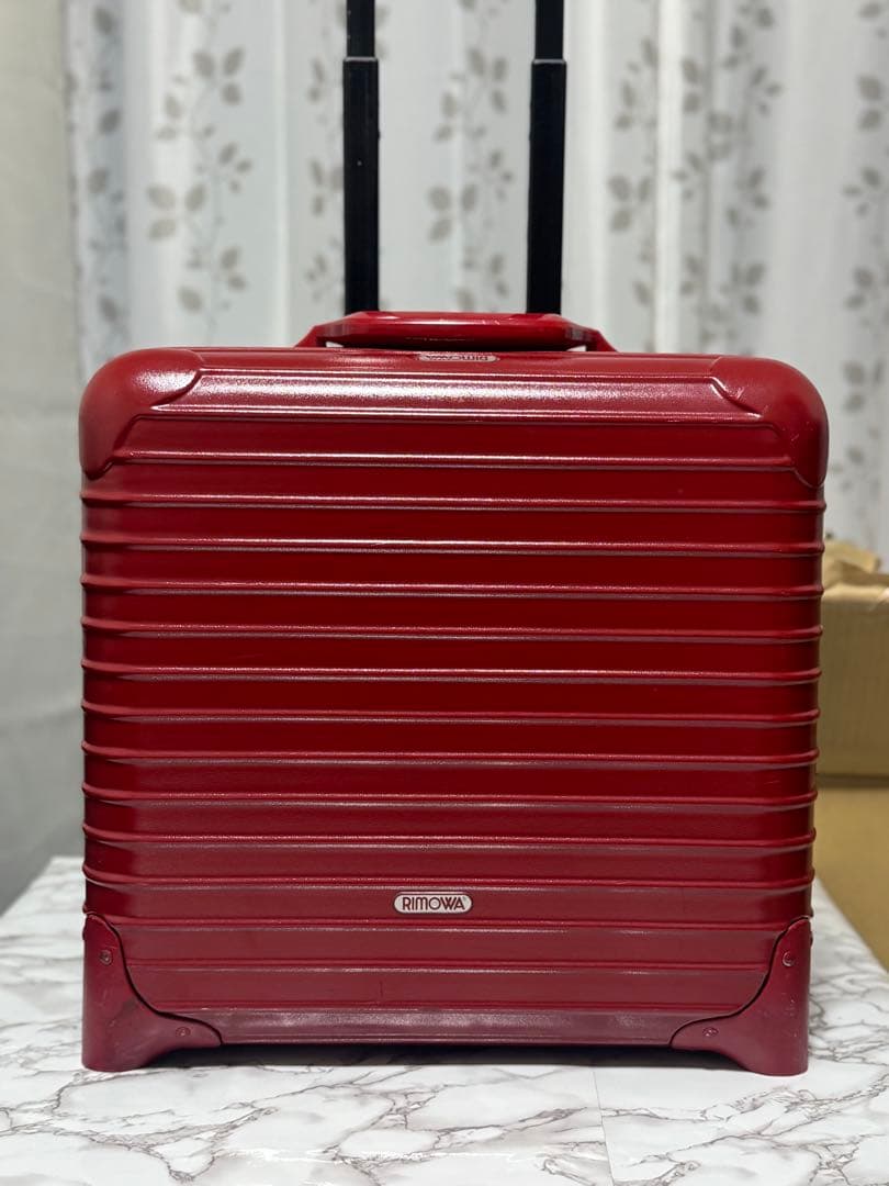 廃盤　RIMOWA リモワ　スーツケース　サルサ　デラックス　ビジネス　赤