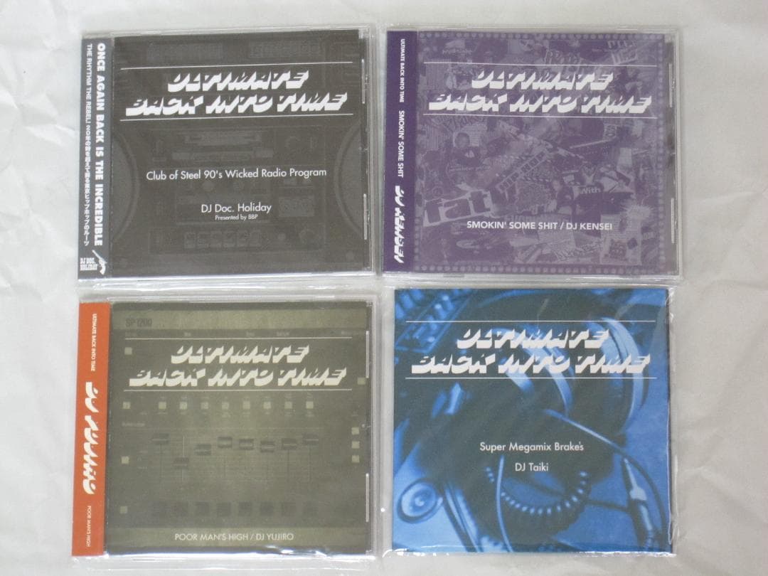 【MIX CD】ULTIMATE BACK INTO TIME 4枚セット 帯付