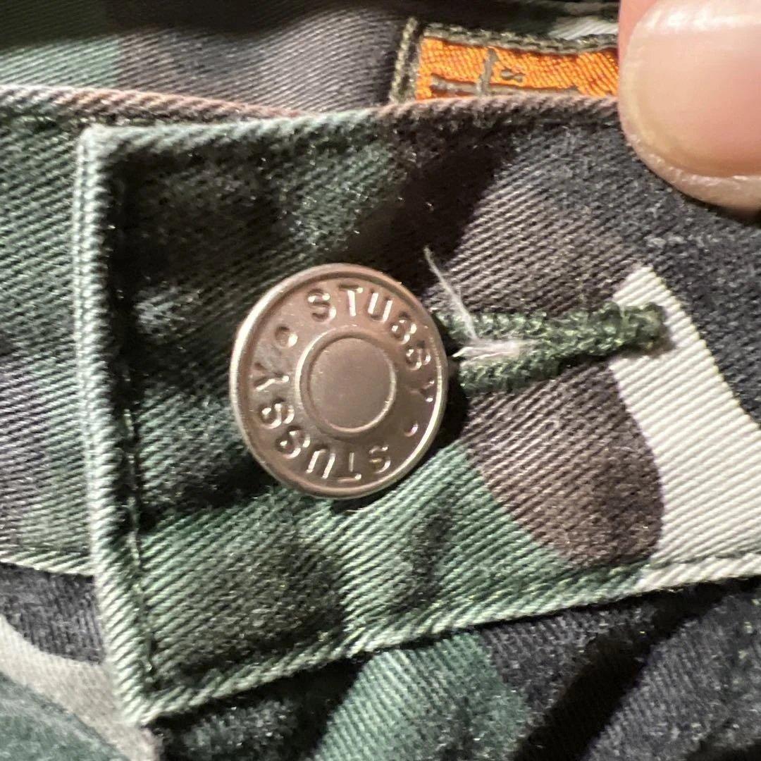 90s old Stussy Outdoor 迷彩パンツ 32