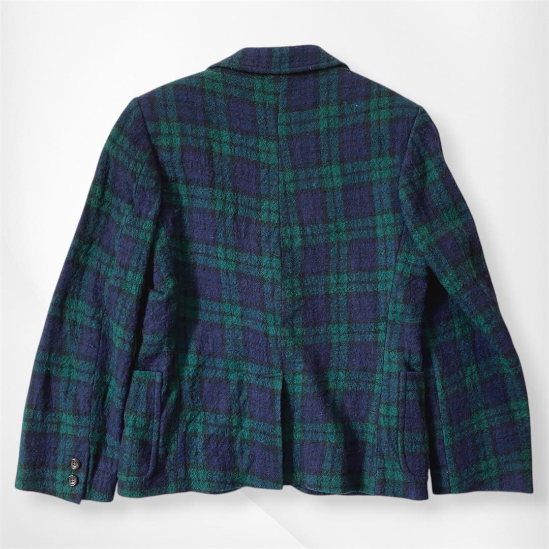 み*ゆ様 【美品】トリコ コムデギャルソン タータンチェック テーラードジャケッ