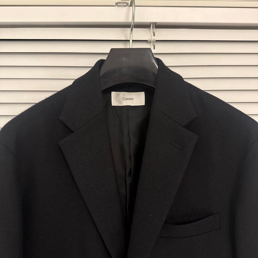 Cornier ウールカシミヤフラノジャケット Mサイズ