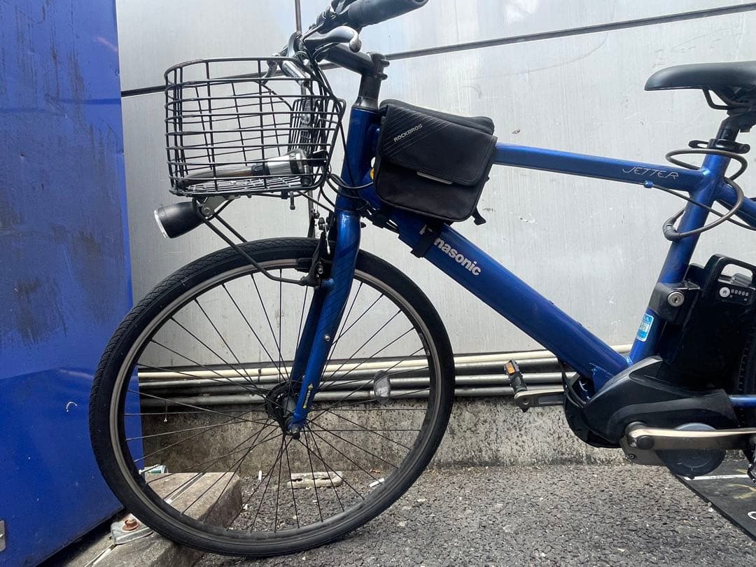 Panasonic jetter 電動アシスト自転車 青　引取限定