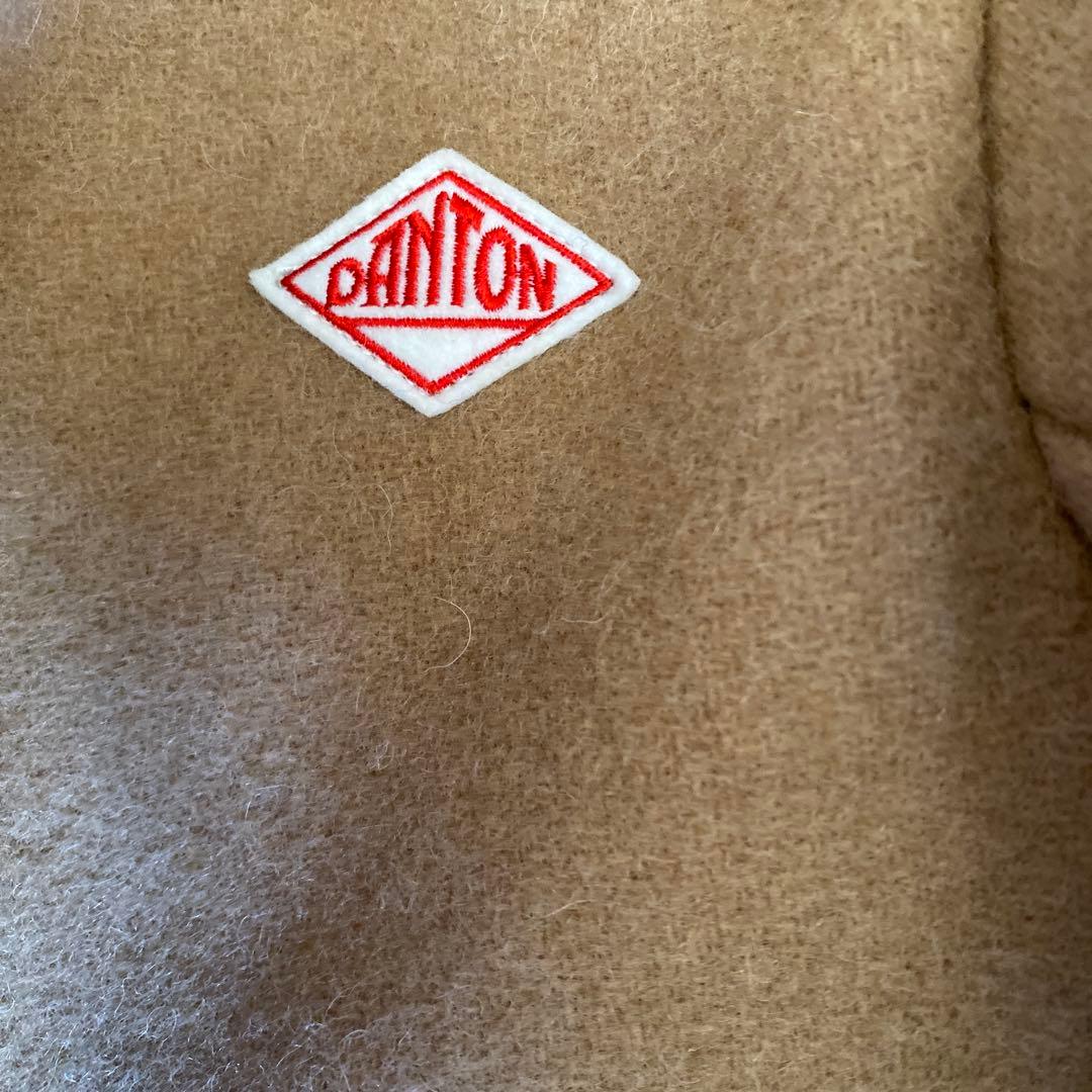 DANTON キャメル ウールコート サイズ34