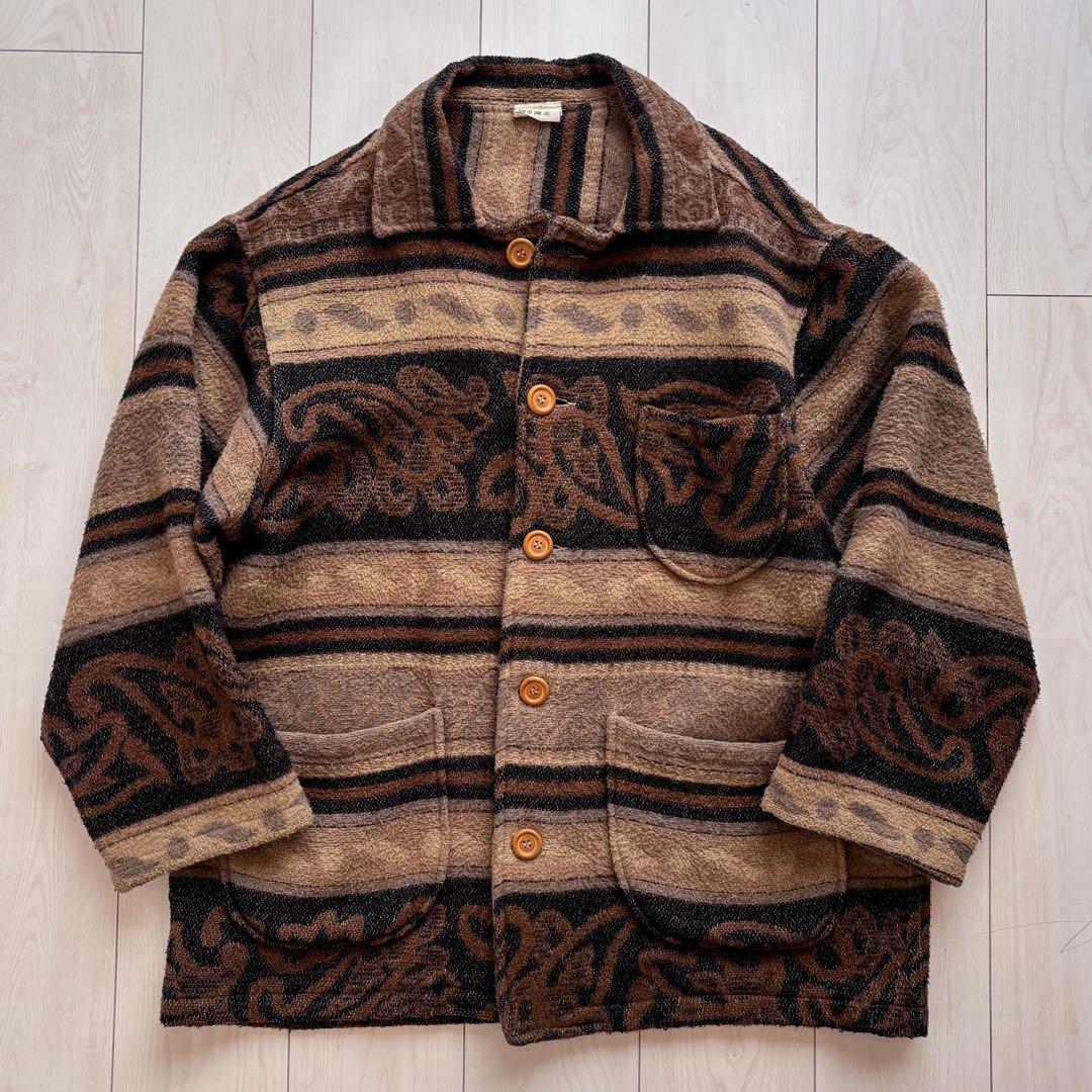 チ*ト様 90年代 90s ウールブランケット ネイティブジャケット ビンテージ