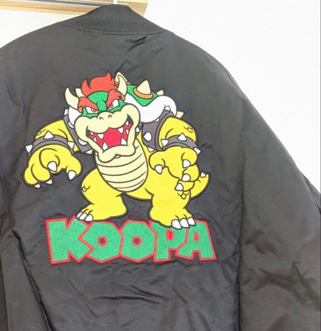 h*e様 クッパ刺繍 ブラック MA-1ジャケット　USJ