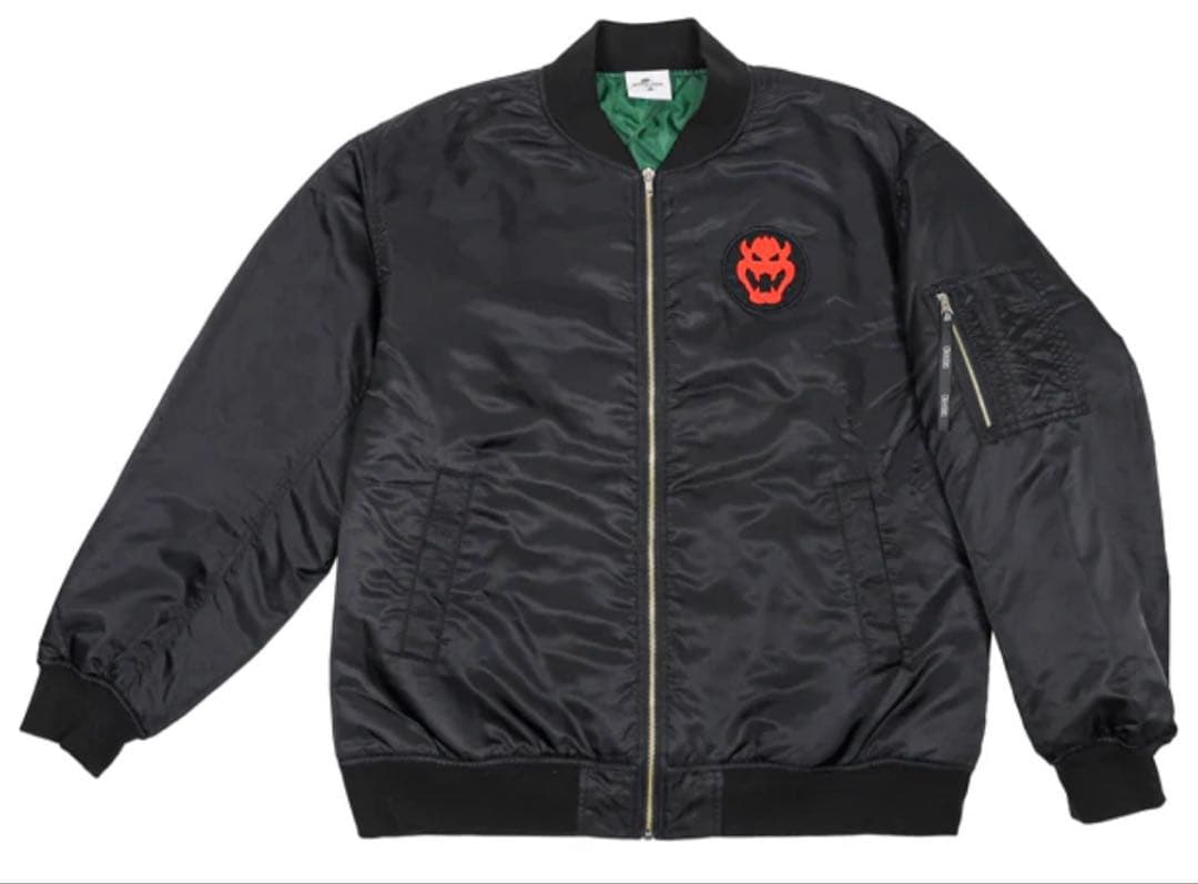 h*e様 クッパ刺繍 ブラック MA-1ジャケット　USJ