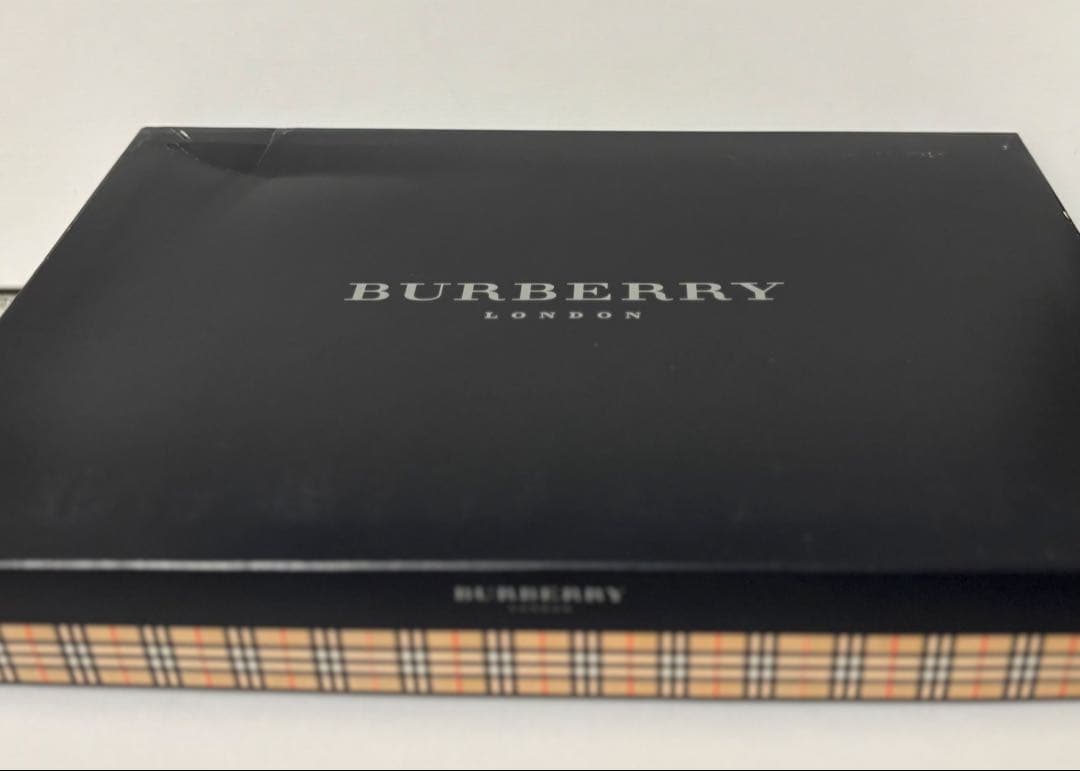 BURBERRY ウール100% チェックブランケット 65x120cm