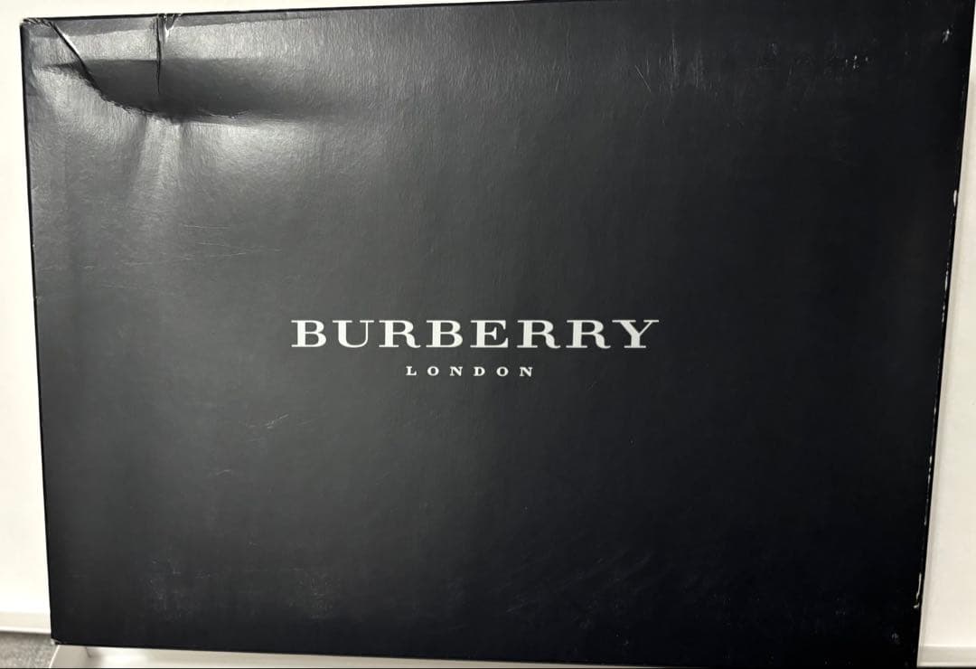 BURBERRY ウール100% チェックブランケット 65x120cm