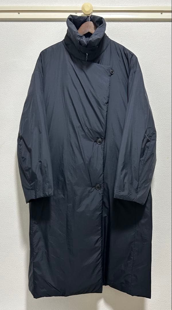 1回着 24年モデル ユニクロ ダウンベルテッドロングコート ブラック 3XL