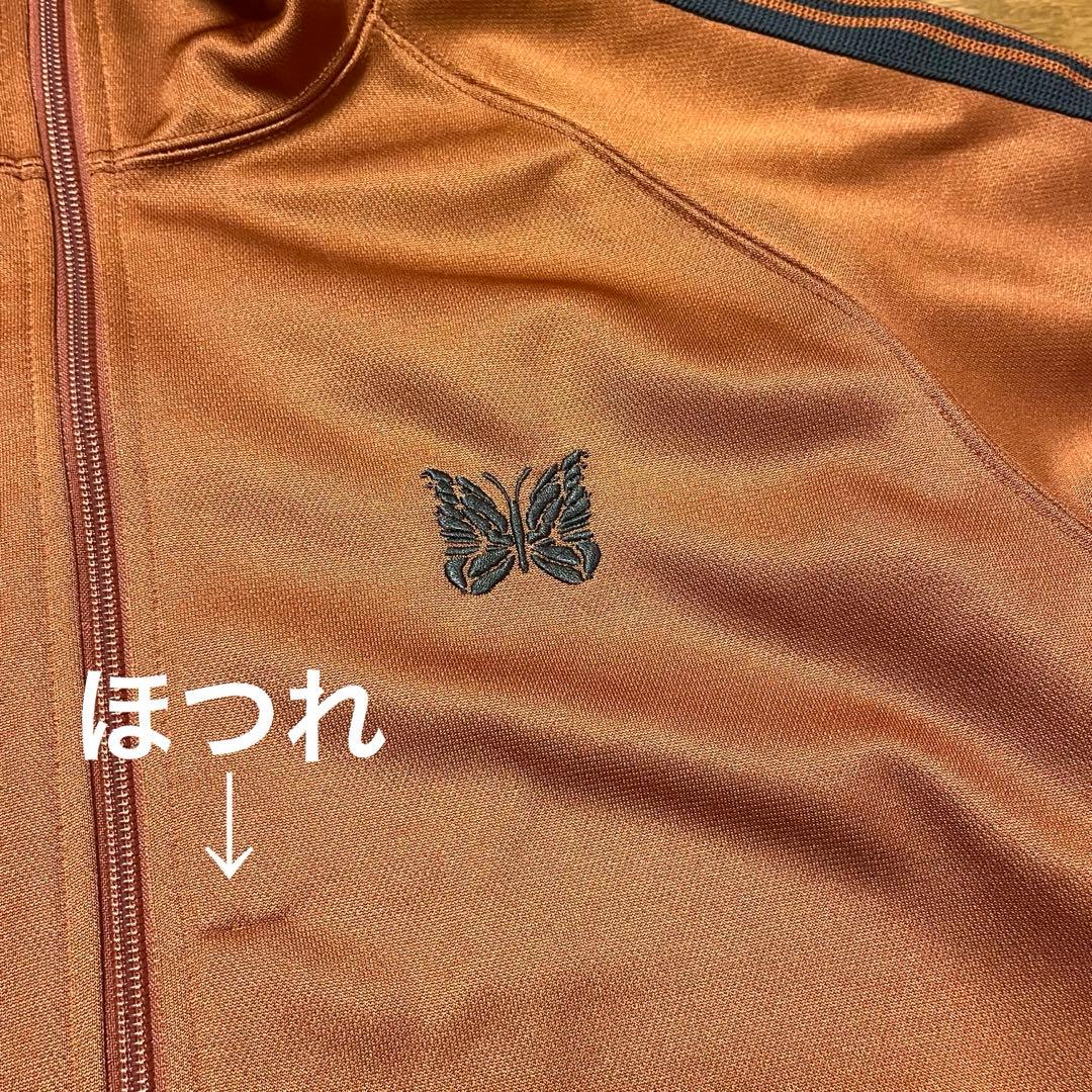 【Needles】 ★ほつれ有★トラックジャケット オレンジ Mサイズ 24SS