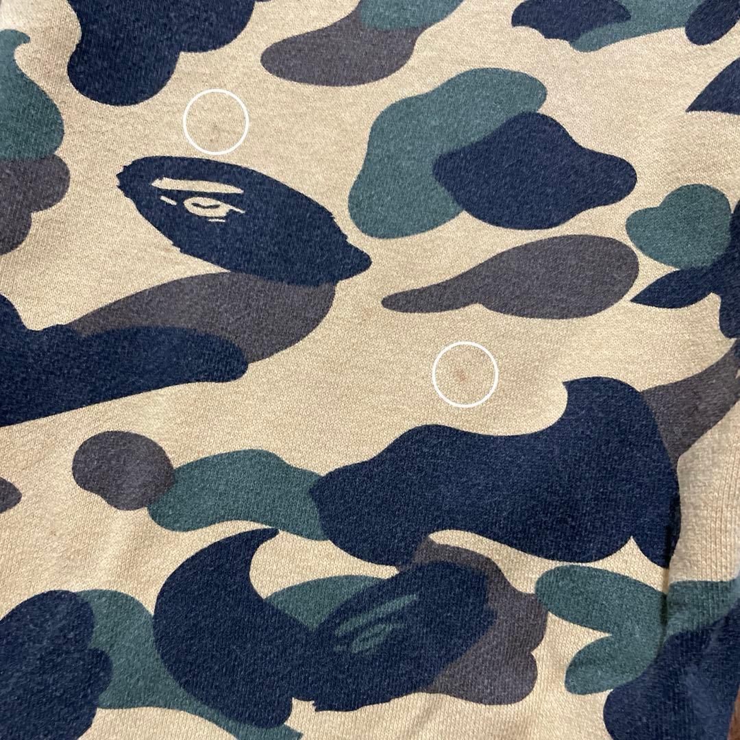 人気 美品 BAPE シャーク スウェットパンツ 迷彩 1stカモ メンズ M