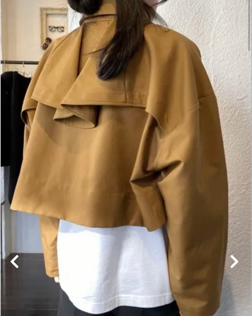 ENFOLD エンフォルドCOTTON DOUBLE 2way トレンチコート