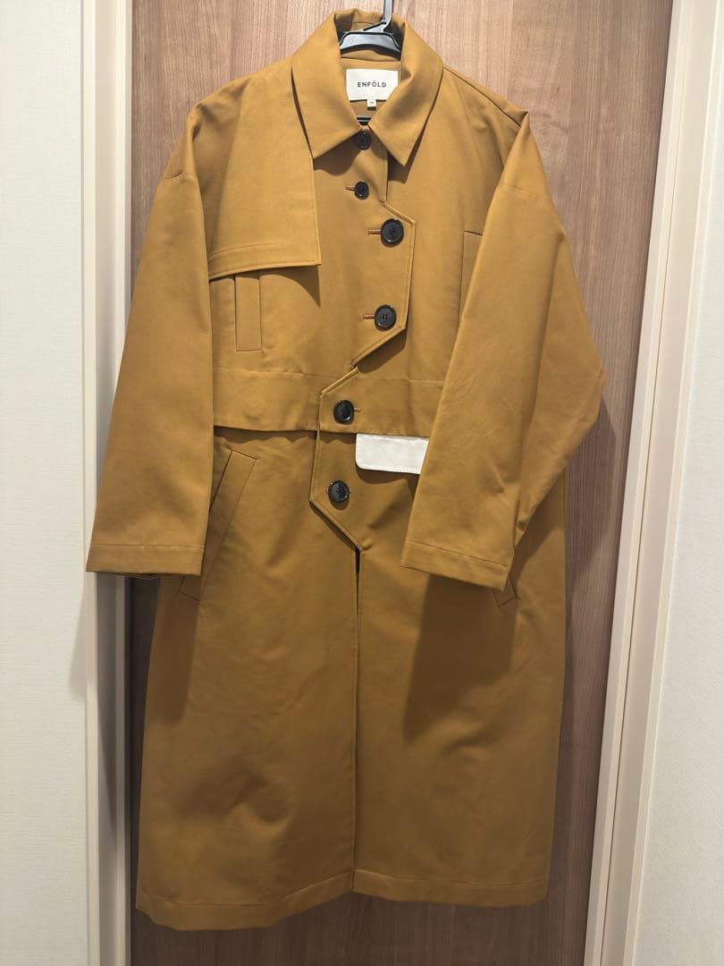 ENFOLD エンフォルドCOTTON DOUBLE 2way トレンチコート