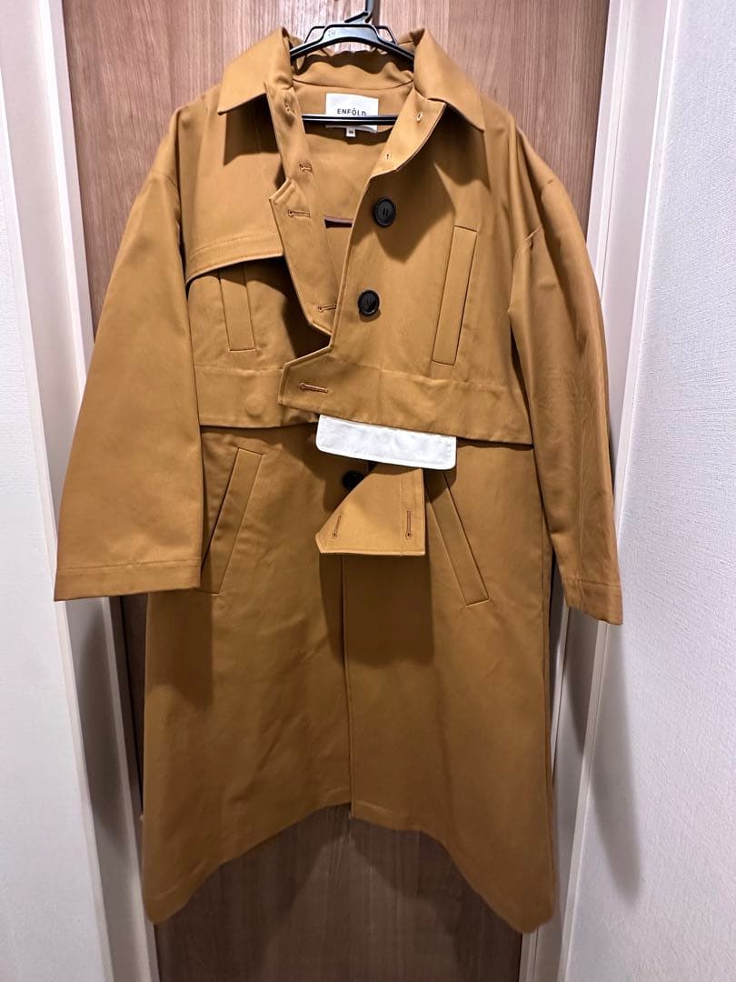 ENFOLD エンフォルドCOTTON DOUBLE 2way トレンチコート