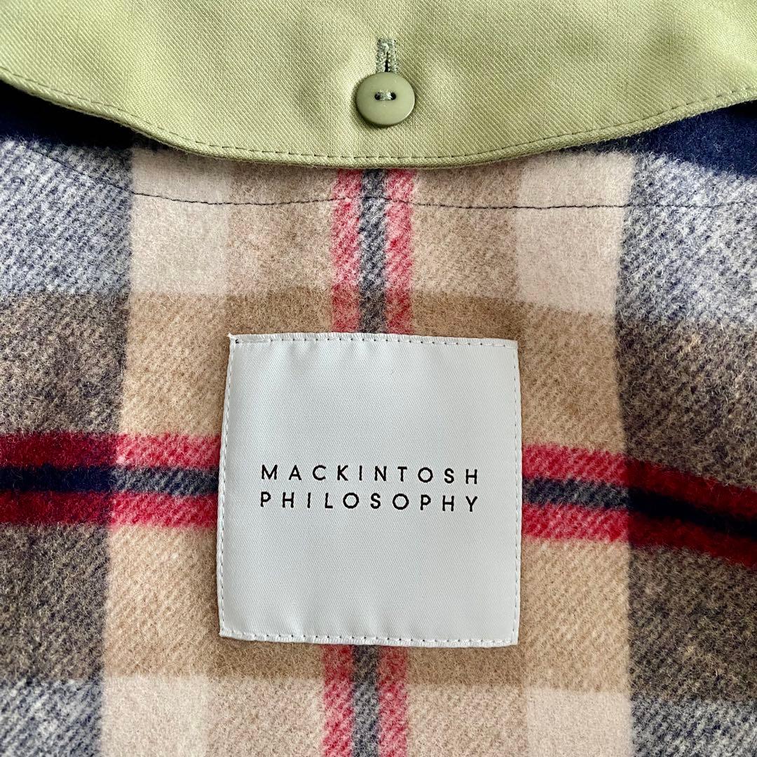 新品タグ付 マッキントッシュフィロソフィー ウールライナー付きステンカラーコート