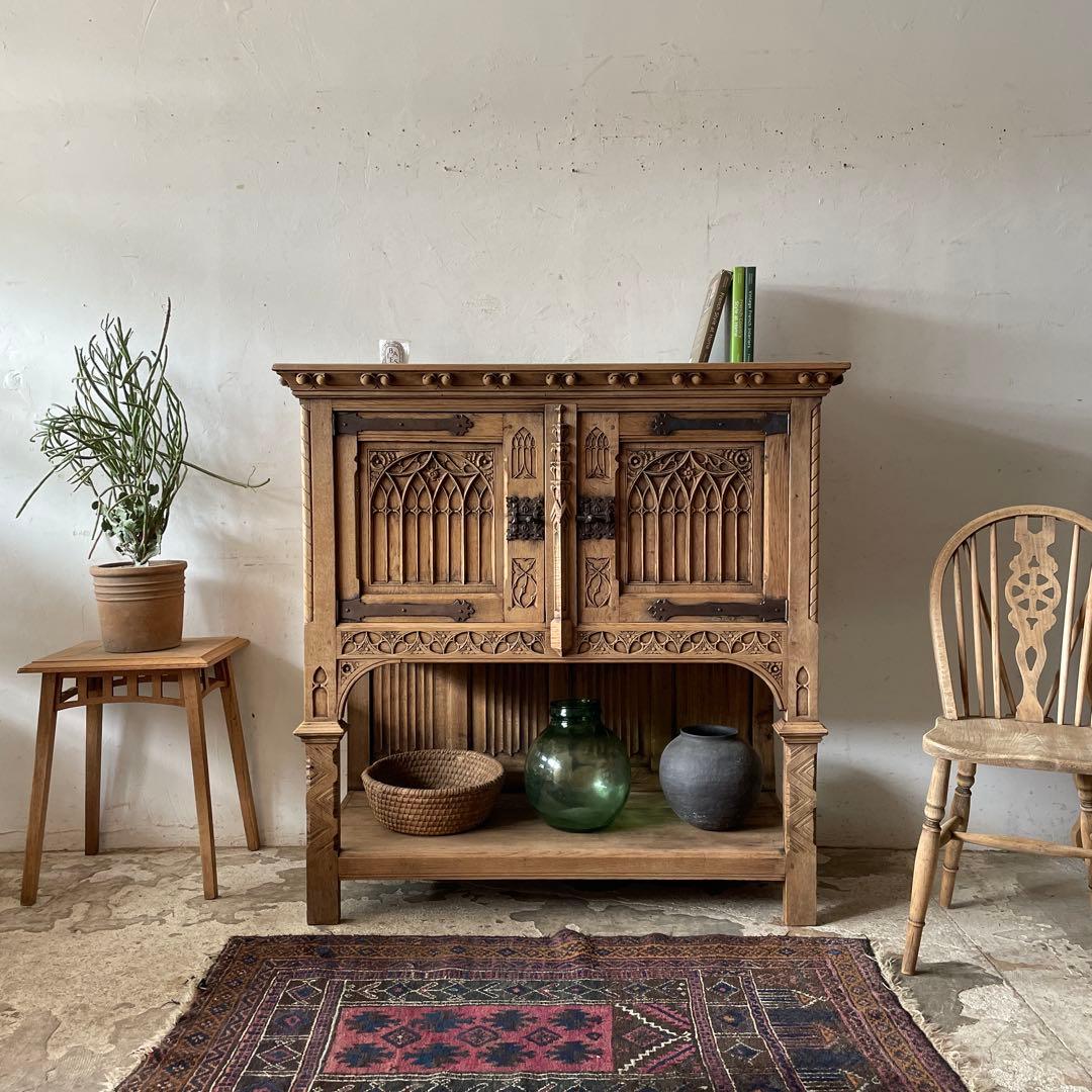 年末・年始SALE ビンテージ コンソールキャビネット 剥離