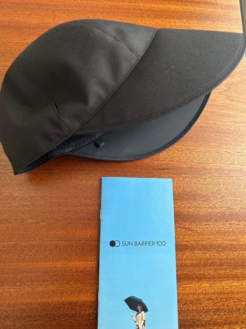 SUN BARRIER 100 ブラック ワイドキャップ　Lサイズ
