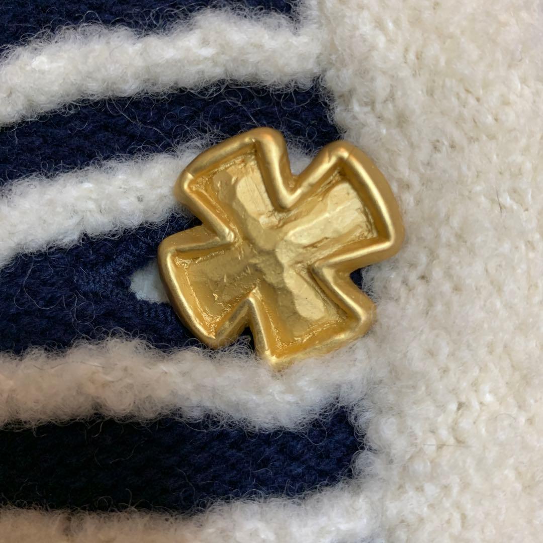 希少ミューゼドウジ　マリン超ボーダーニット　セットアップ　モヘア混ウール　38