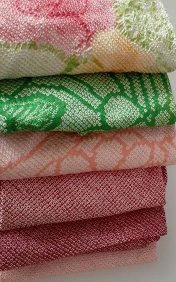 正絹総絞り和服6点