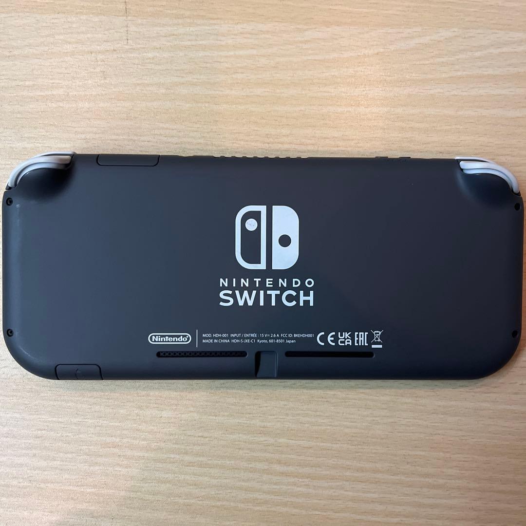 【美品】Nintendo Switch Lite グレー 本体　充電器　箱無し