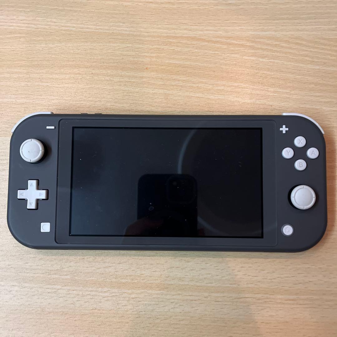 【美品】Nintendo Switch Lite グレー 本体　充電器　箱無し