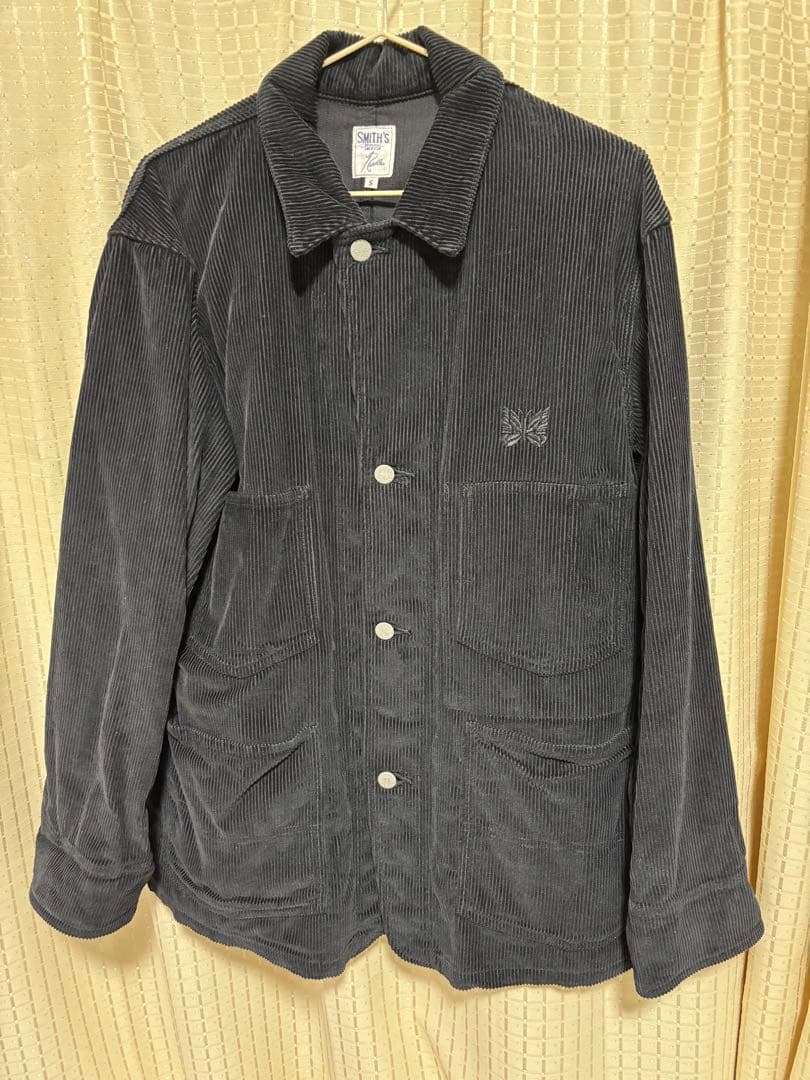 Needles × SMITH'S コーデュロイ ブラックカバーオール
