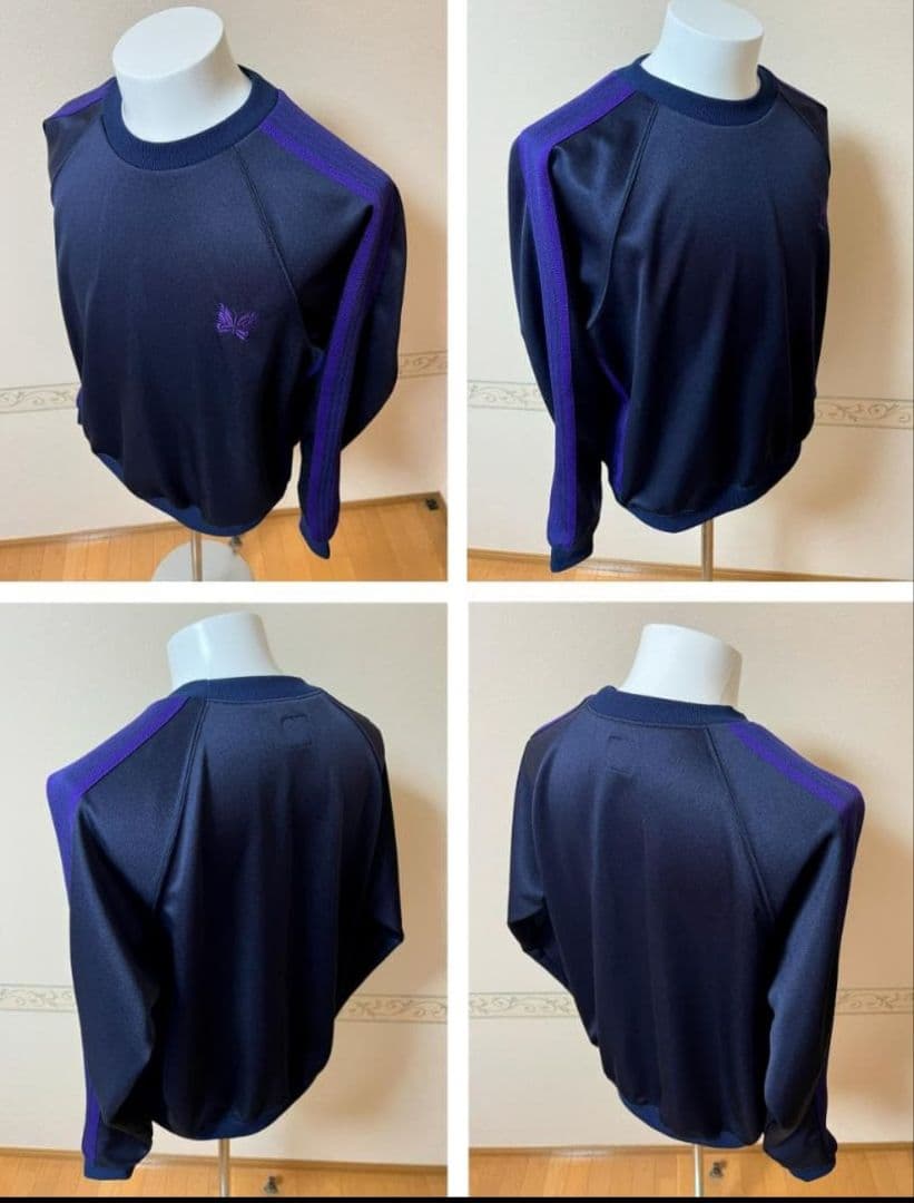 【美品】Needles　トラック クルー ネック シャツ【S】